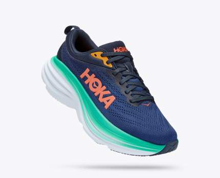 Спортивные кроссовки женские Hoka Osbb синие 6 US