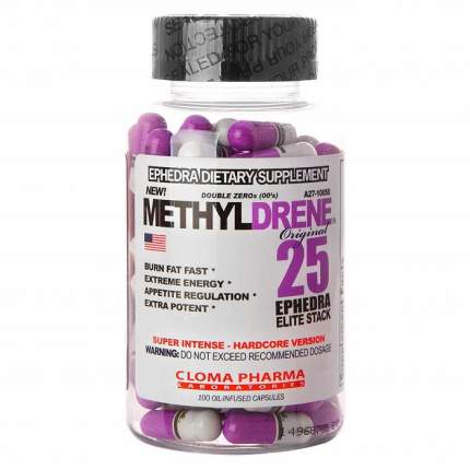 Жиросжигатель Cloma Pharma Methyldrene Elite, 100 капсул