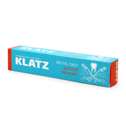 Зубная паста для мужчин Klatz BRUTAL ONLY Дерзкий эвкалипт 75мл