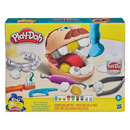 Игровой набор с пластилином Hasbro Play-Doh F1259 Мистер Зубастик с золотыми зубами