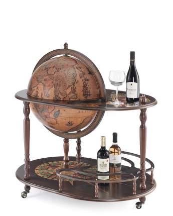 Глобус-бар напольный со столиком d=50 см