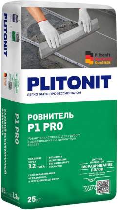 PLITONIT R1 Pro ровнитель для грубого выравнивания полов (25кг)