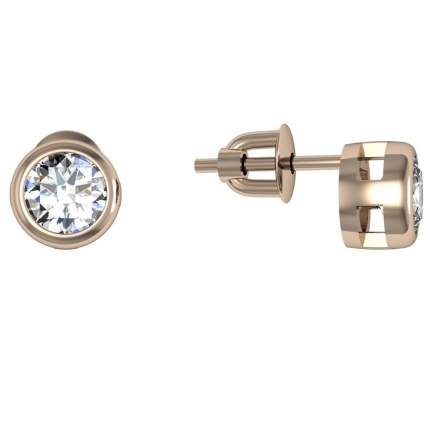 Серьги выполнены из серебра 925 пробы, покрытие золочение в два слоя, вставки 2 фианит бесцветный, вес  ...