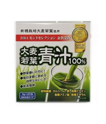 Зеленый напиток Yuwa "Аодзиру" вкус матча быстрораств. 20шт.х3 г. Japan