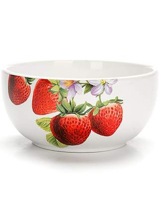 Супница LORAINE изготовлена из доломитовой керамики высокого качества и оформлена красивым цветочным рисунком. Супник обладает термической  ...