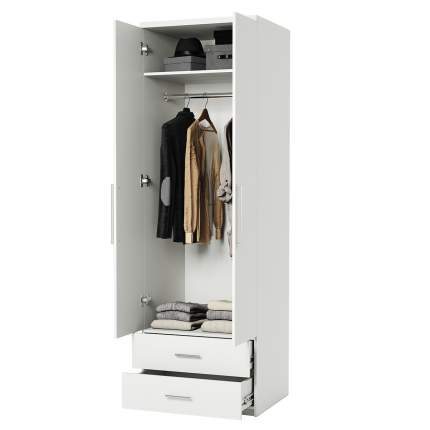 Шкаф для одежды с ящиками Шарм-Дизайн Мелодия МШЯ-21 70х60 белый