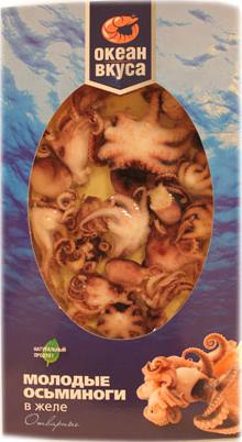 Осьминоги Океан Вкуса Молодые в желе 250 г