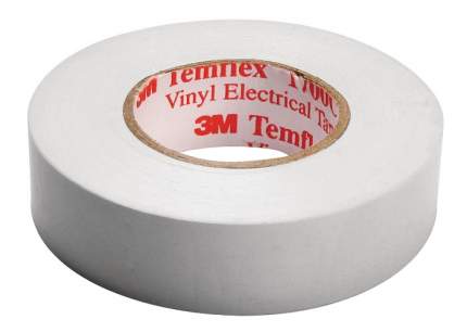 Набор изолент 3M TEMFLEX, рулон 19мм x 20м, 10шт., TEMFLEX 1300 WHITE 19MM-10