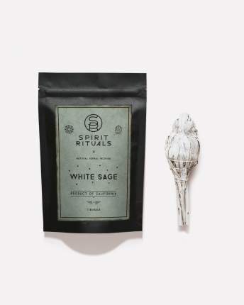 Благовония White Sage Калифорнийский белый шалфей на ножке SPIRIT RITUALS (факел)