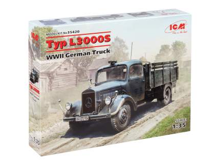 Сборная модель ICM 1/35 Typ L3000S, Германский грузовой автомобиль ІІ МВ 35420