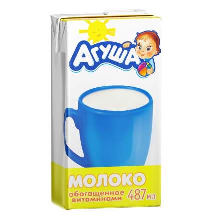 Молоко Агуша стерилизованное с 3 лет 3,2% 500 мл