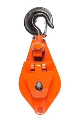 Блок монтажный с крюком TOR HQG(L) K3-5,0 т весом 14.9 кг, такелажное устройство, которое используется для  ...
