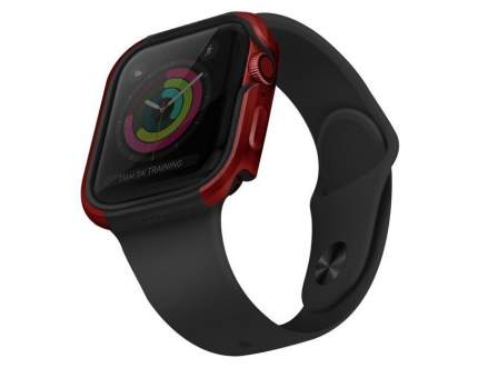 Чехол Uniq Valencia для Apple Watch 44 мм, цвет Красный (44MM-VALRED)