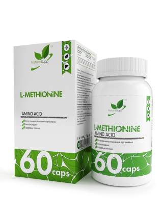 Аминокислоты Л-Метионин NATURALSUPP L-Methionine (60 капсул)
