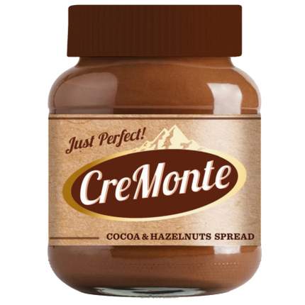 Паста  ореховая CreMonte "Какао | 13% орехов", с добавлением какао, 400 г