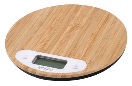 Весы кухонные HYUNDAI HYS-KB421 бамбук