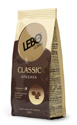 Кофе Lebo Classic в зернах 250 г