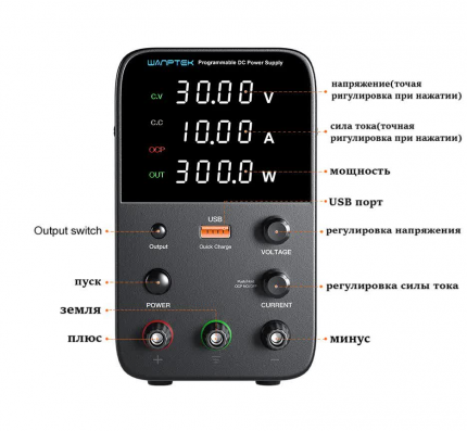 Лабораторные блоки питания купить в Киеве, Украине - Electronoff