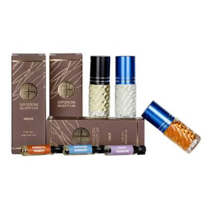 Парфюмерный набор масляных духов Difusion Beauty Lab Мужской "Азарт", 3 шт по 5 мл