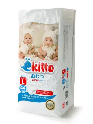 Более 100 000 мам выбрали премиум подгузники Ekitto для своих новорожденных детей. Трусики Ёкито от 9-14  ...