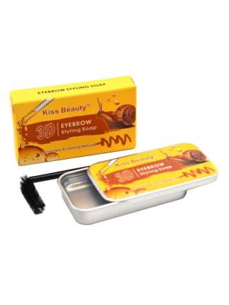Фиксирующее мыло Kiss Beauty Styling Soap для укладки бровей с экстрактом улитки 10 гр