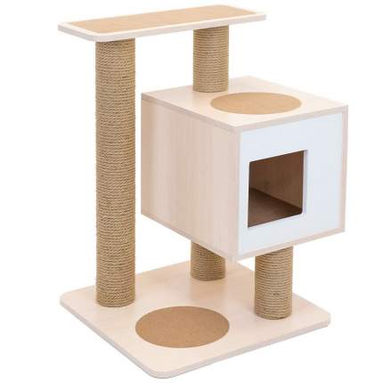 Комплекс для кошек Triol, бежевый, 2 уровня, 52 х 58 х 78 см