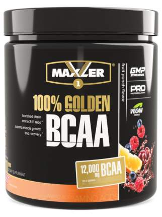 Аминокислоты БЦАА MAXLER 100% Golden BCAA "Фруктовый пунш" (210 г)