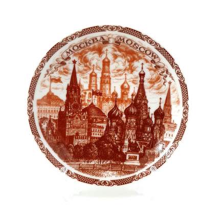 Декоративная тарелка Московская сепия 10x10 см
