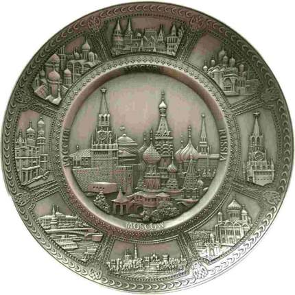 Декоративная тарелка Москва 15x15 см