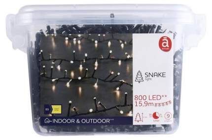 Световая гирлянда новогодняя Actuel Нить 15,9 м белый теплый