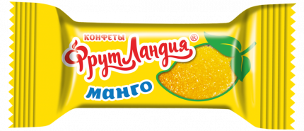 Конфеты Славянка Фрутландия в форме долек со вкусом манго 1000 г