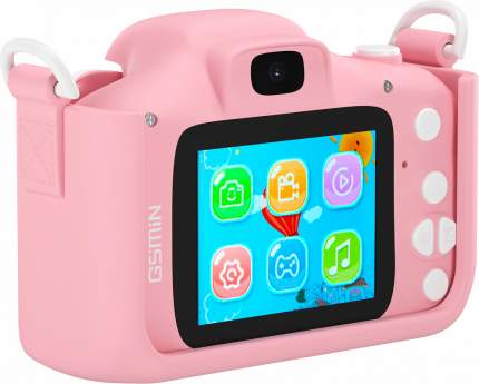 Фотоаппарат цифровой компактный GSMIN Fun Camera Kitty Pink