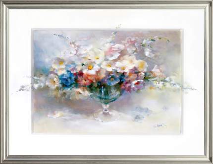 Картина на холсте, "Хрустальные цветы", 80х60 см., Willem Haenraets, Арт. ХВ-х23