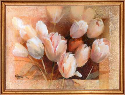 Картина на холсте, "Тюльпаны для вас II", 80х60 см., Willem Haenraets. Арт. ХВ-х33