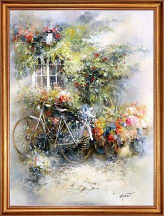 Картина на холсте, "Всё в цветах", 80х60 см., Willem Haenraets. Арт. ХВ-х45