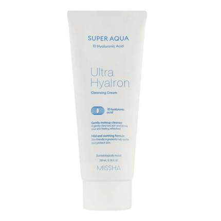 Крем-пенка для умывания MISSHA Super Aqua Ultra Hyalon с гиалуроновой кислотой 200 мл