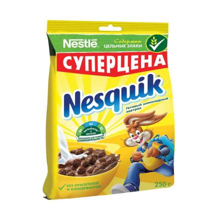Готовый завтрак шоколадный Nesquik шарики 250 г