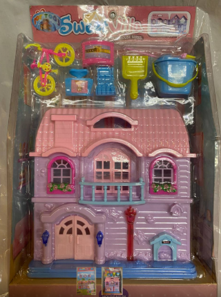 Кукольный домик NoBrand KB99-41 уютная вилла с фигурками, которая станет прекрасным дополнением к игровой коллекции вашего  ...