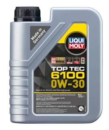 Моторное масло Liqui Moly Top Tec 6100 0W30 1л