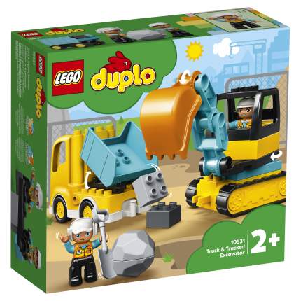 Конструктор LEGO DUPLO Town 10931 Грузовик и гусеничный экскаватор