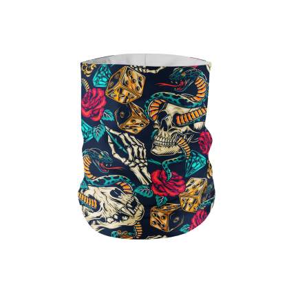 Цвет: разноцветный, Тип: шарф-труба, Цвет производителя: разноцветный, Материал подкладки: полиэстер, Материал верха: полиэстер;   ...