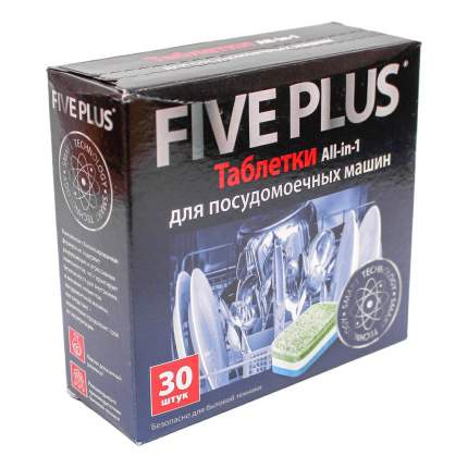 Таблетки для посудомоечной машины Five Plus - купить в Москве - Мегамаркет