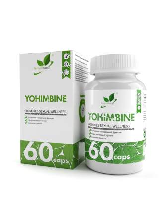 Йохимбин NATURALSUPP Yohimbine 50 мг (60 капсул)