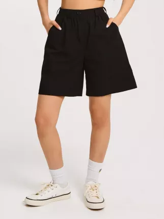 Цвет: черный, Цвет производителя: черный, Материал верха: хлопок, Тип: шорты   ...