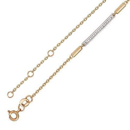 Тип: браслет, Цвет материала: золотистый, Цвет вставки: прозрачный, Материал изделия: комбинированное   ...