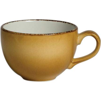Чашка Steelite Террамеса мастед чайная 340мл 100х100х70мм фарфор горчичный