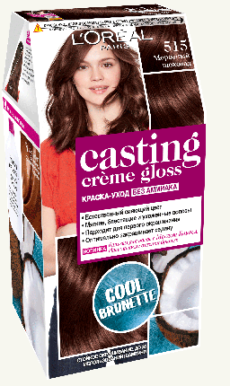 Краска для волос L`Oreal Paris Casting Creme Gloss Морозный шоколад тон 515