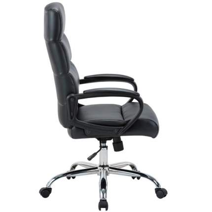 Кресло для руководителя easy chair 572 tr черное рециклированная кожа металл