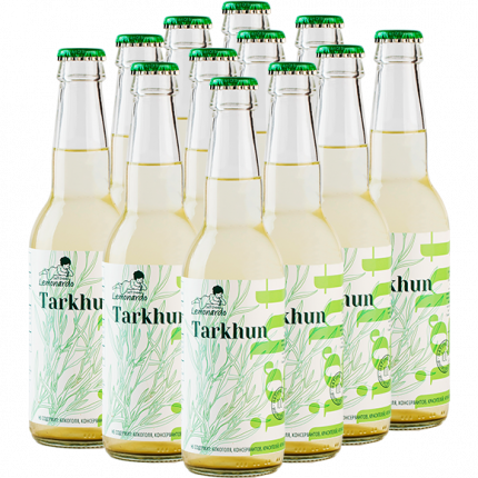 Натуральный Тархун без сахара со стевией / Lemonardo Tarkhun Light, 330мл. 12 шт.