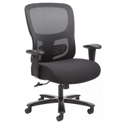 Кресло для руководителя easy chair 590 tc черное ткань металл